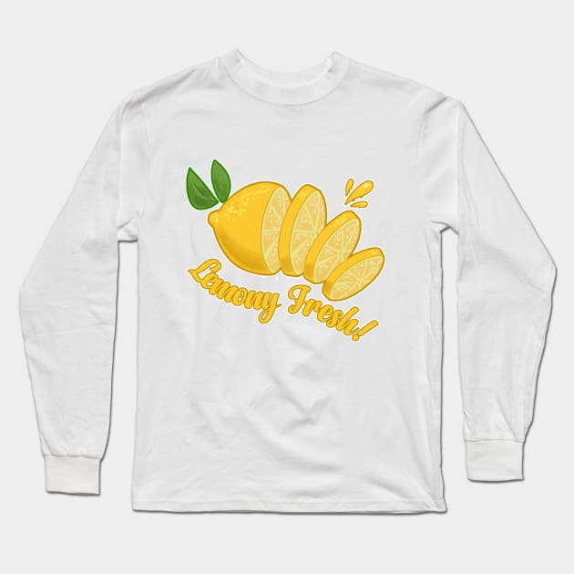 TOOTY FRUITY - Lemony Fresh Long Sleeve T-Shirt by RileyOMalley